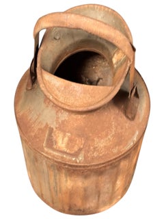 Old Large 5 Gallon Gas Station Oil Can Vintage Industrial Style Decoration Item