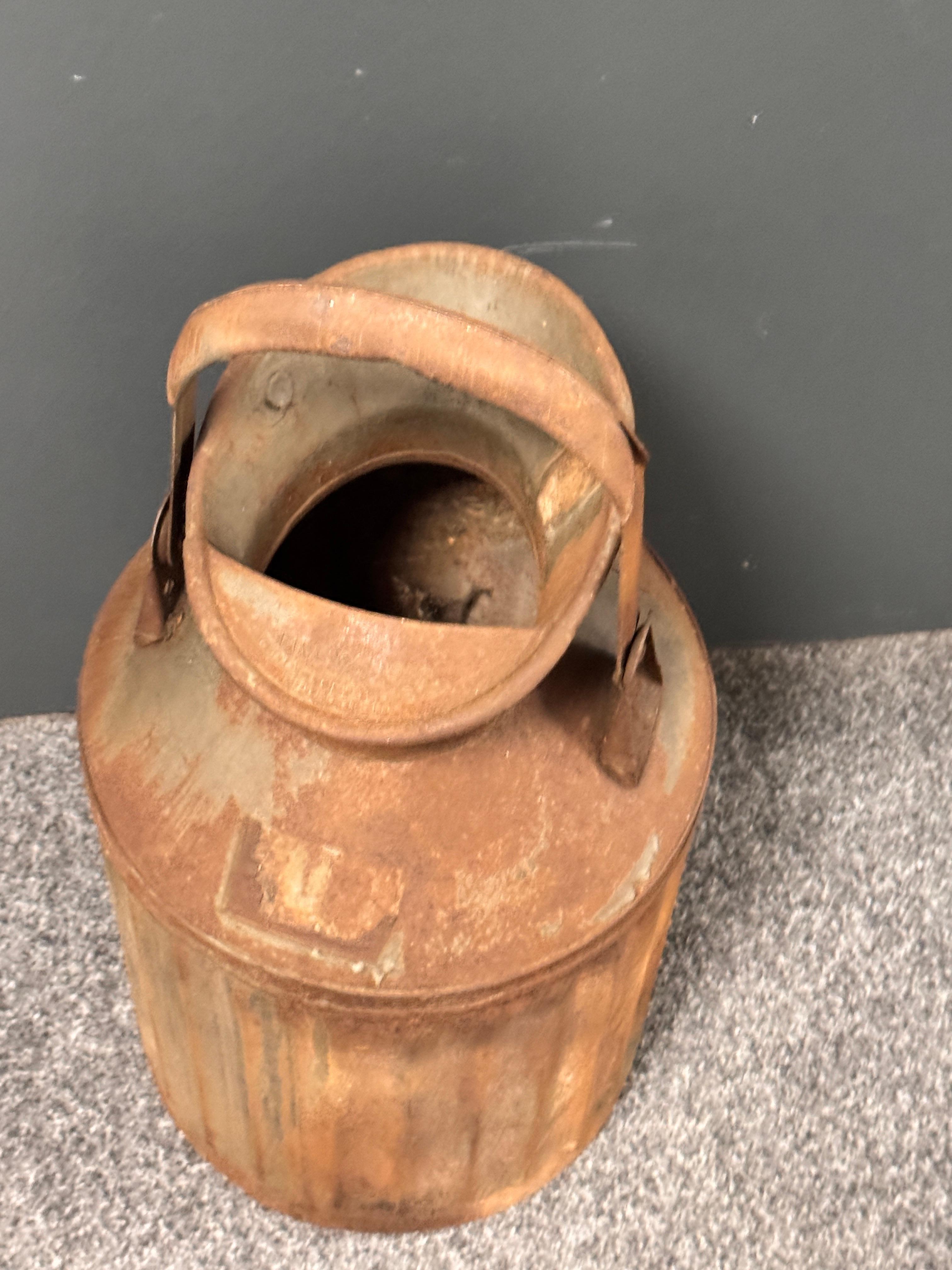 Old Large 5 Gallon Gas Station Oil Can Vintage Industrial Style Decoration Item For Sale 14