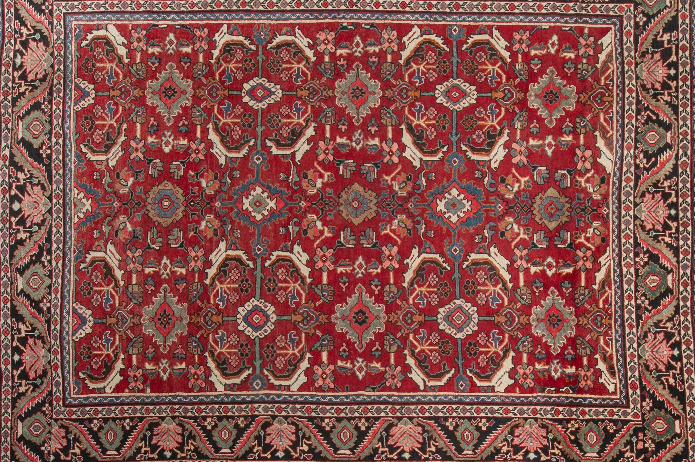 Caucasian Old Large Elegant Garebagh Rug or Carpet