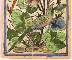 Hand Painted Large Ceramic Tile