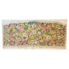 old large painting with floral decoration circa 1930 