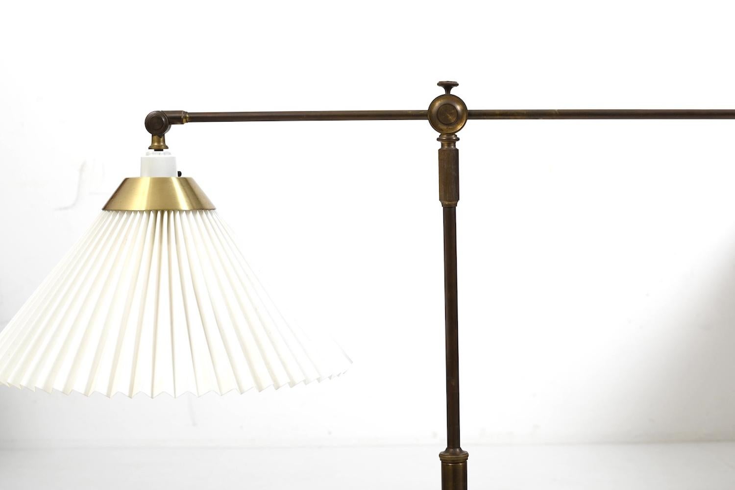 Metal Old Le Klint Table Lamp Model 338 by Aage Petersen 1930s For Sale