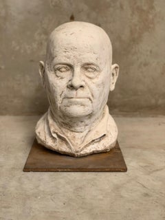 "Anciano" Preciosa escultura de arcilla a tamaño natural