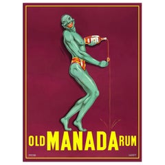 Old Manada Rum, after French Expressionist Lithograph