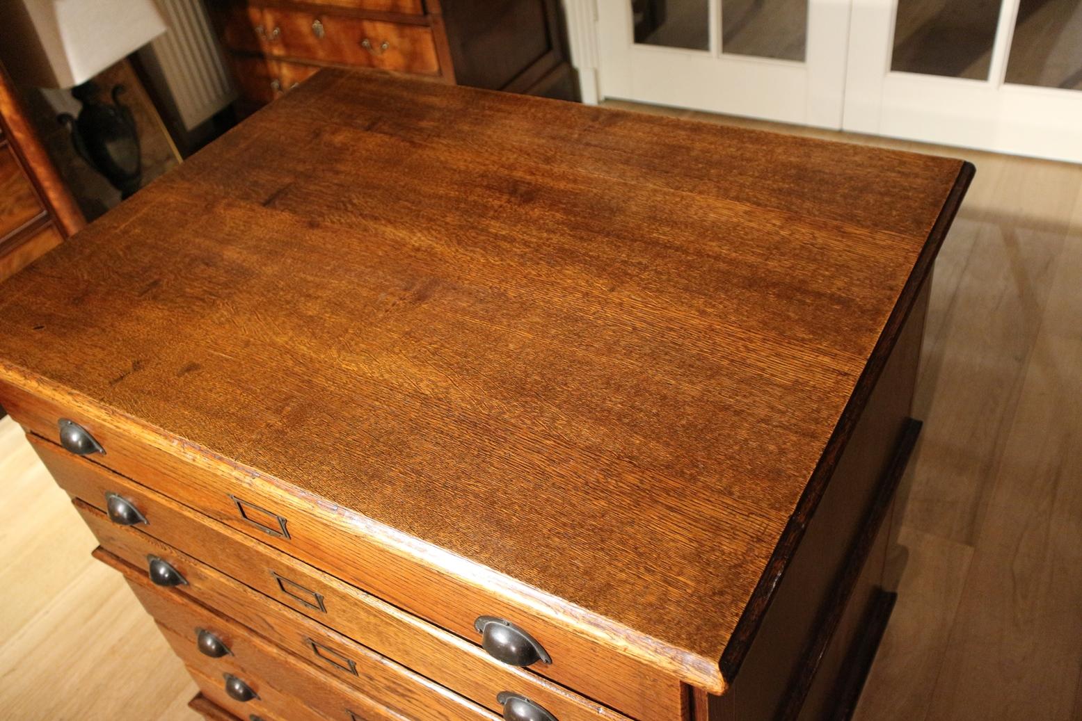 antique map cabinet