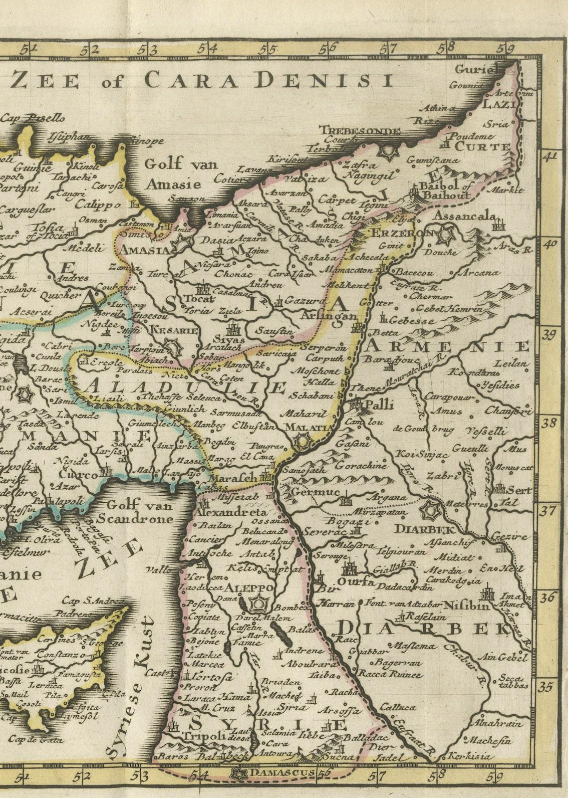 la syrie aujourd'hui carte