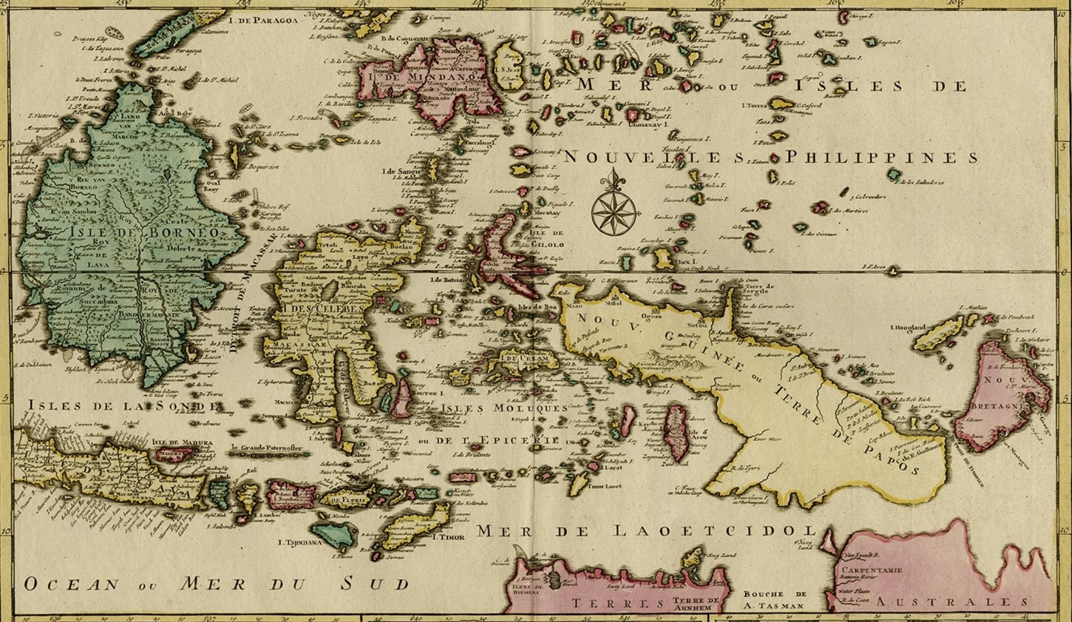 indonesian islands map
