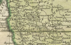 Old Map of The Mughal Empire and the Indian Peninsula South of the Ganges, 1787