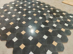 Old Marble Flooring Tile Reclaimed Italian Carrara Antique Checkerboard floor