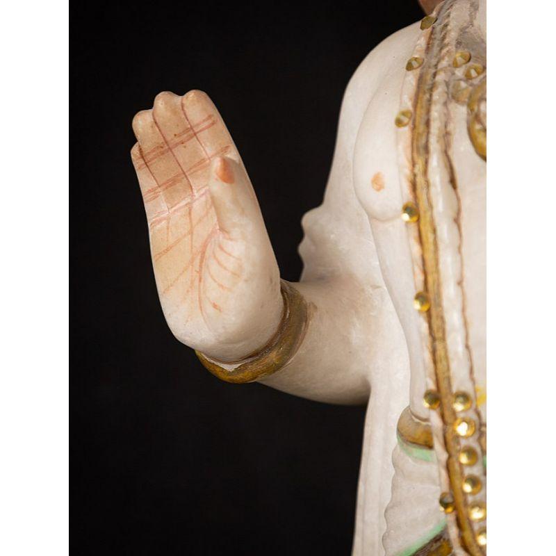 Old Marble Hanuman Statue from India 13