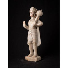 Old Marble Hanuman Statue from India