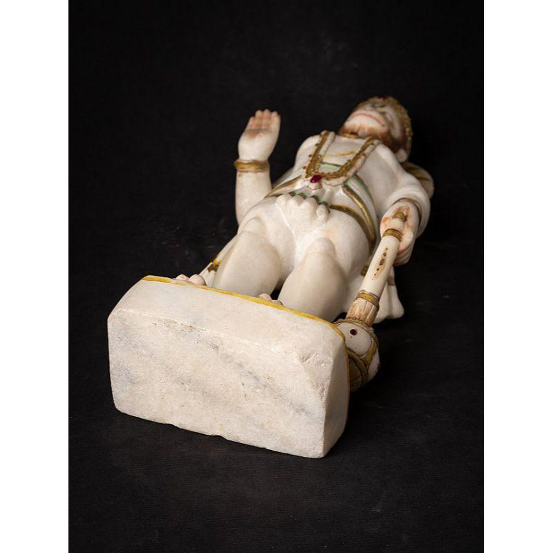 Old Marble Hanuman Statue from India 15