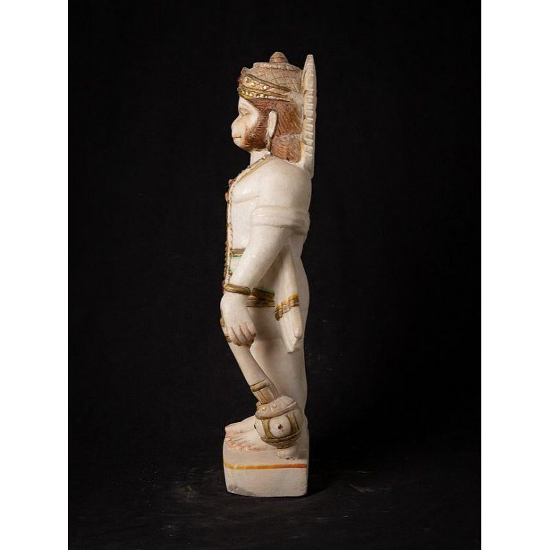 Indian Old Marble Hanuman Statue from India