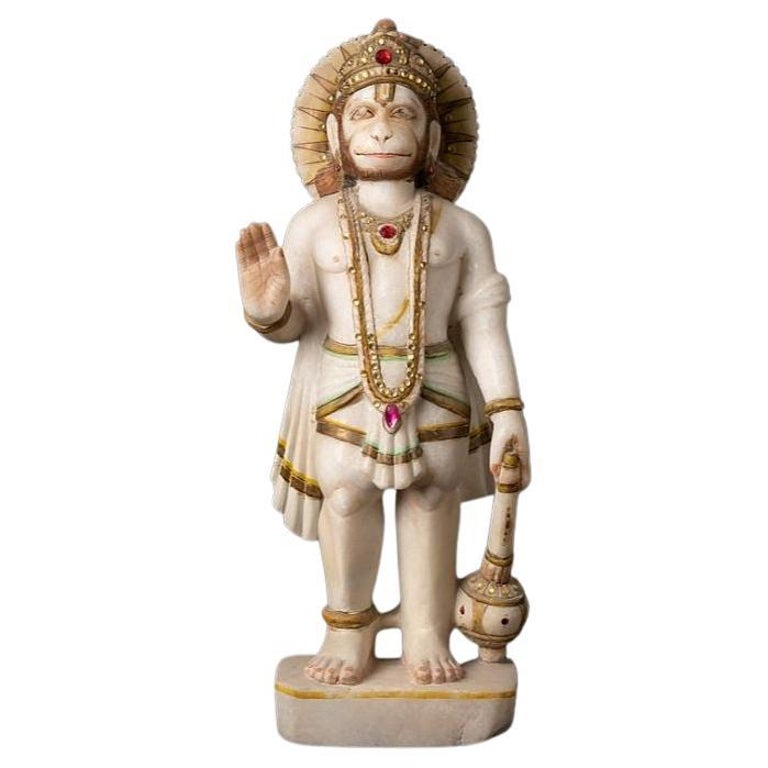 Old Marble Hanuman Statue from India For Sale at 1stDibs