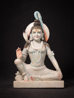 Old marble Indian Shiva statue from India