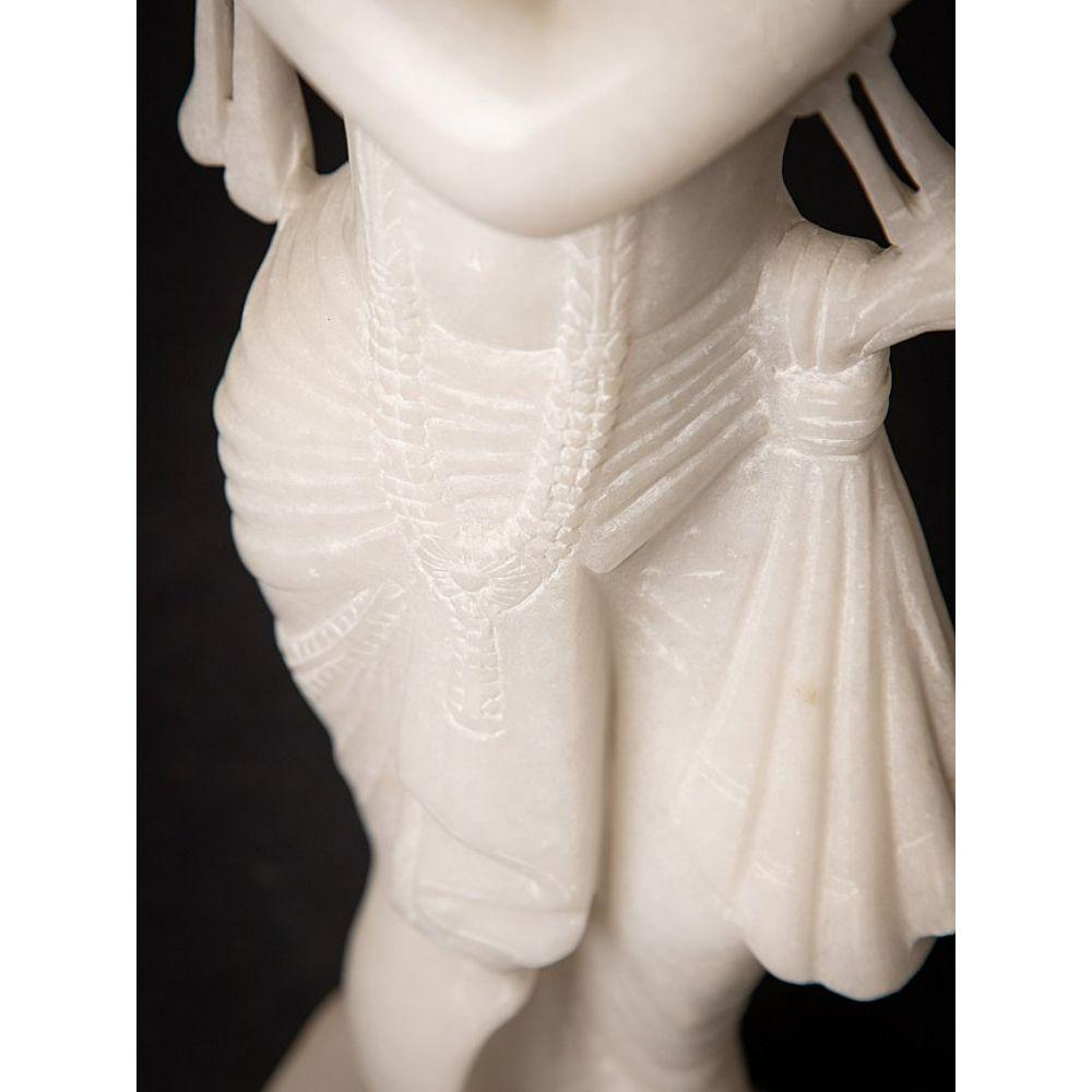 Old Marble Krishna Statue from India 13