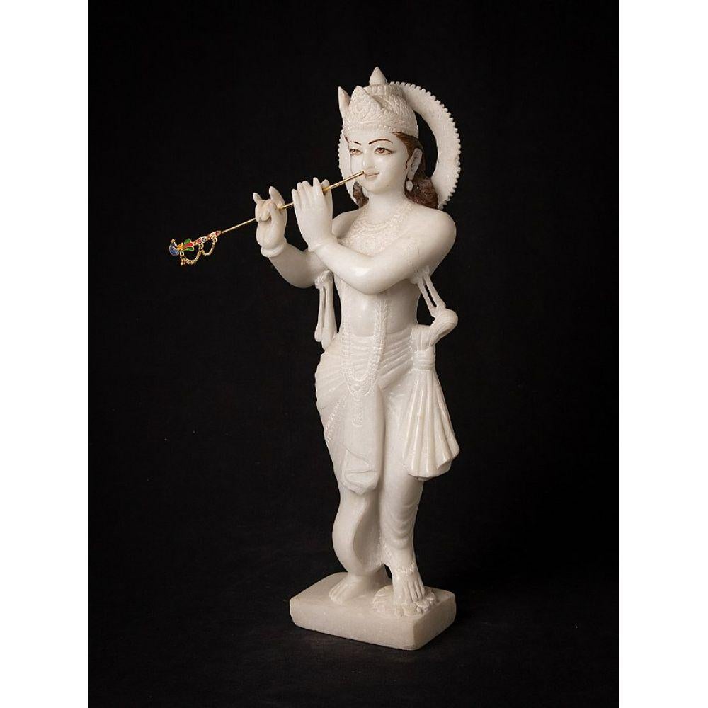 Material: marble
50,2 cm high 
27 cm wide and 8,5 cm deep
Weight: 6.732 kgs
Originating from India
Late 20th century

