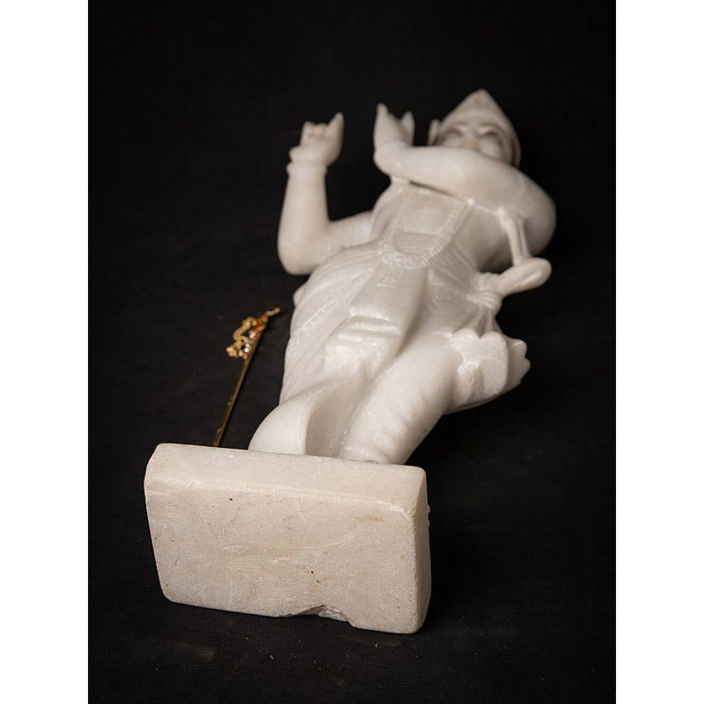 Old Marble Krishna Statue from India 15