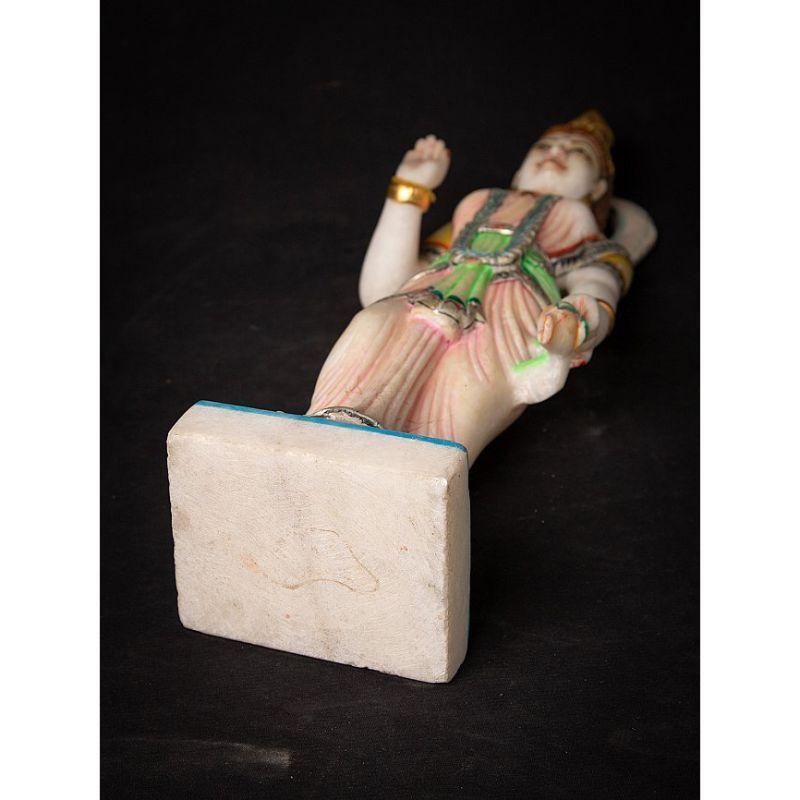 Old Marble Parvati Statue from India 15
