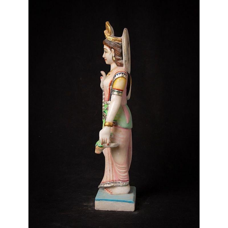Indian Old Marble Parvati Statue from India