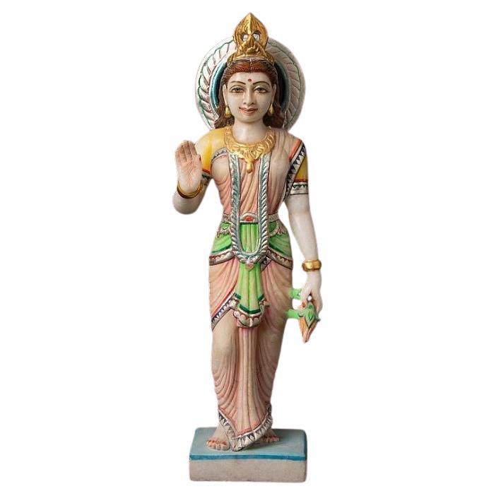 Old Marble Parvati Statue from India