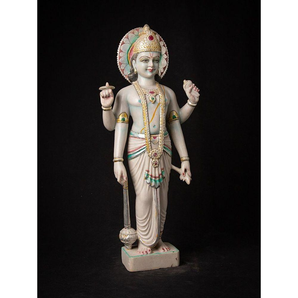 Old Marble Vishnu Statue from India For Sale 2
