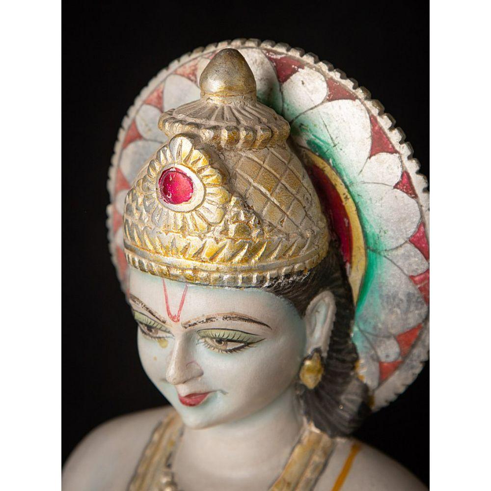 Old Marble Vishnu Statue from India For Sale 6