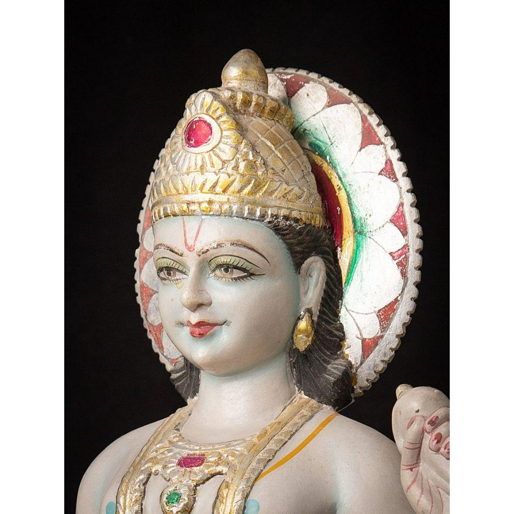 Indian Old Marble Vishnu Statue from India For Sale