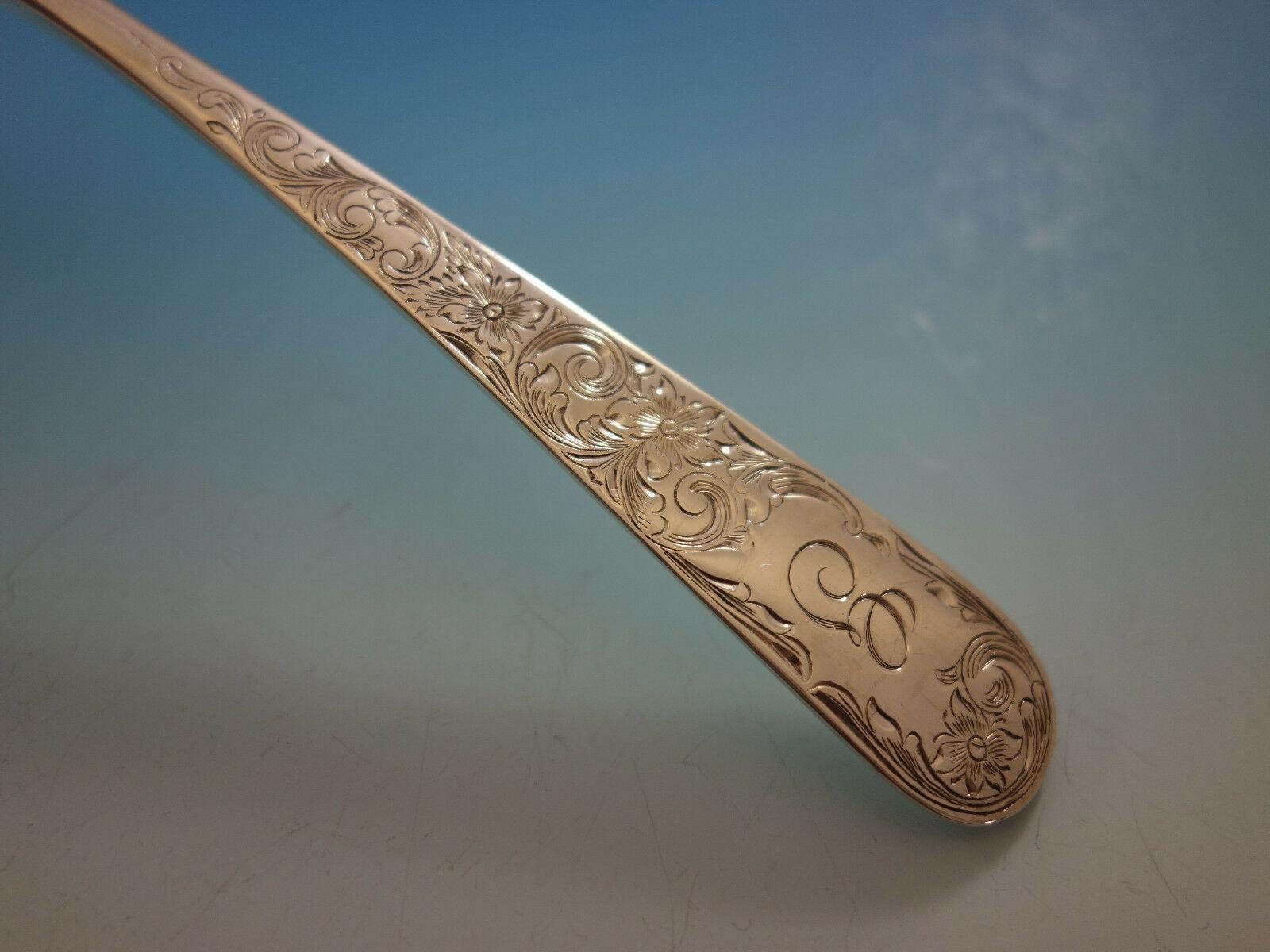 old maryland engraved silver pattern