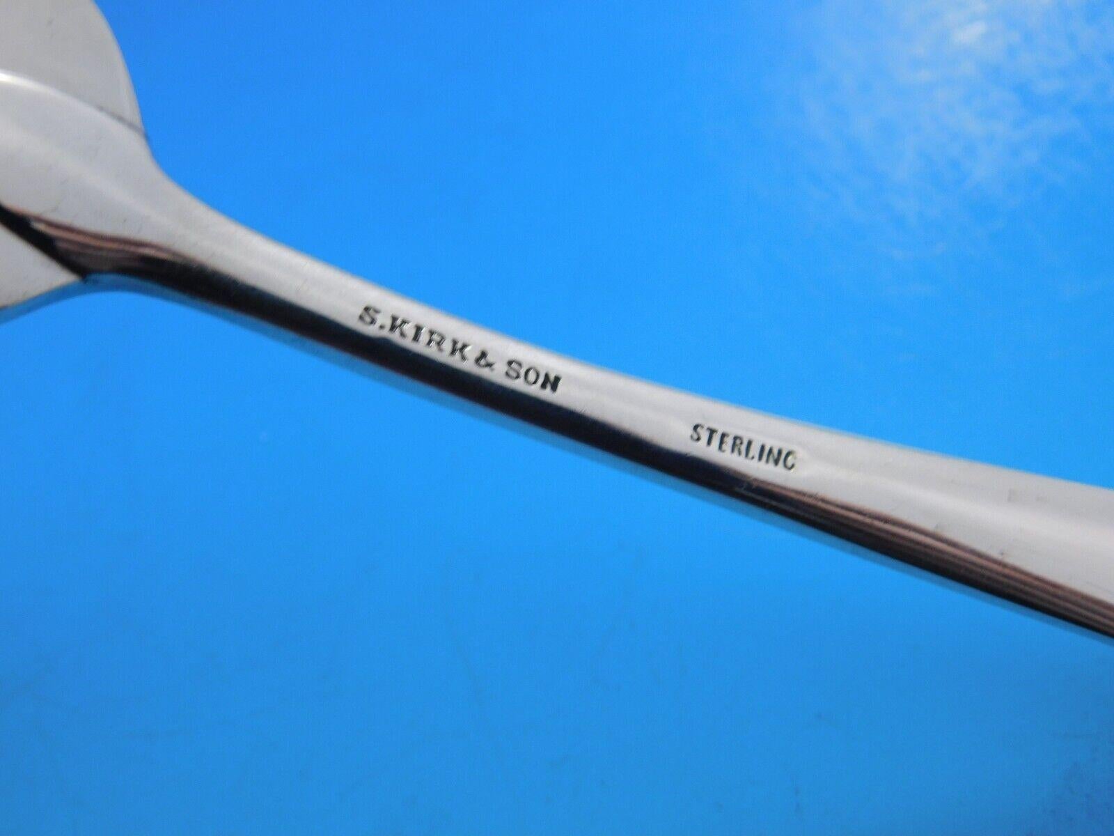 Servicio de cubiertos de plata de ley Old Maryland Plain by Kirk Cena de 42 piezas en venta 3