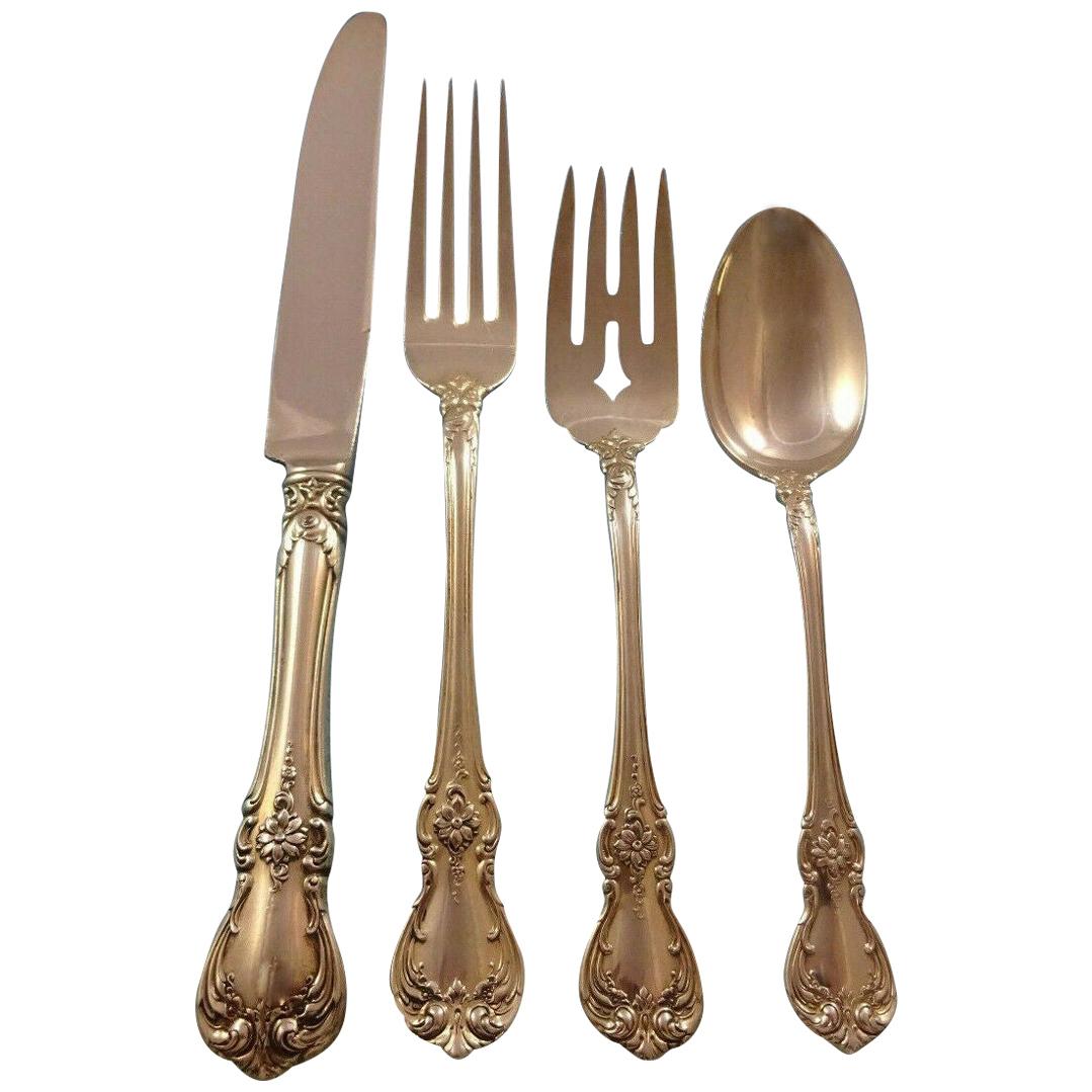 Old Master by Towle Sterling Silver Flatware Set for 12 Service 48 Pieces For Sale
