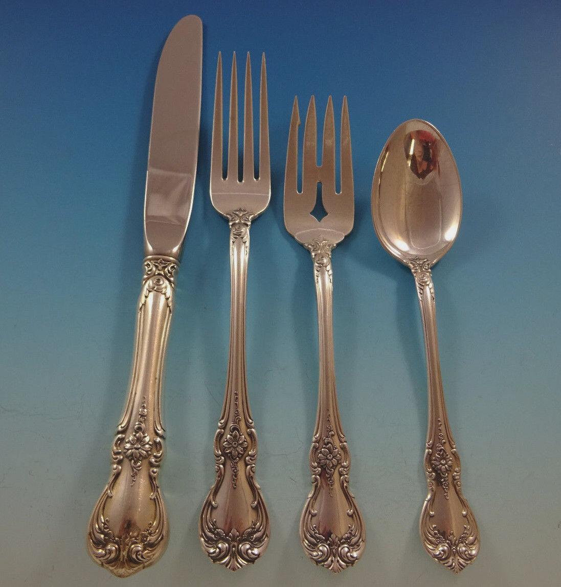 Old Master by Towle Sterling Silver Flatware Set For 12 Service 57 Pieces For Sale 6