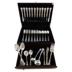 Juego De Cubiertos De Plata De Ley Old Master by Towle Para 12 Servicio 57 Piezas