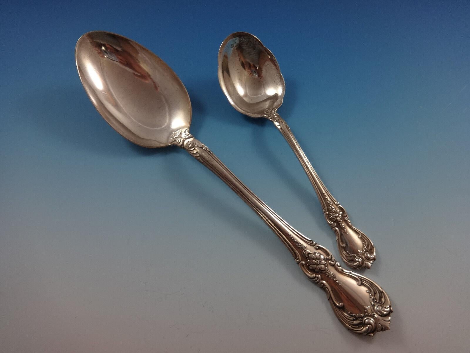 Juego De Cubiertos De Plata De Ley Old Master by Towle Para 12 Servicio 79 Piezas Plata esterlina en venta