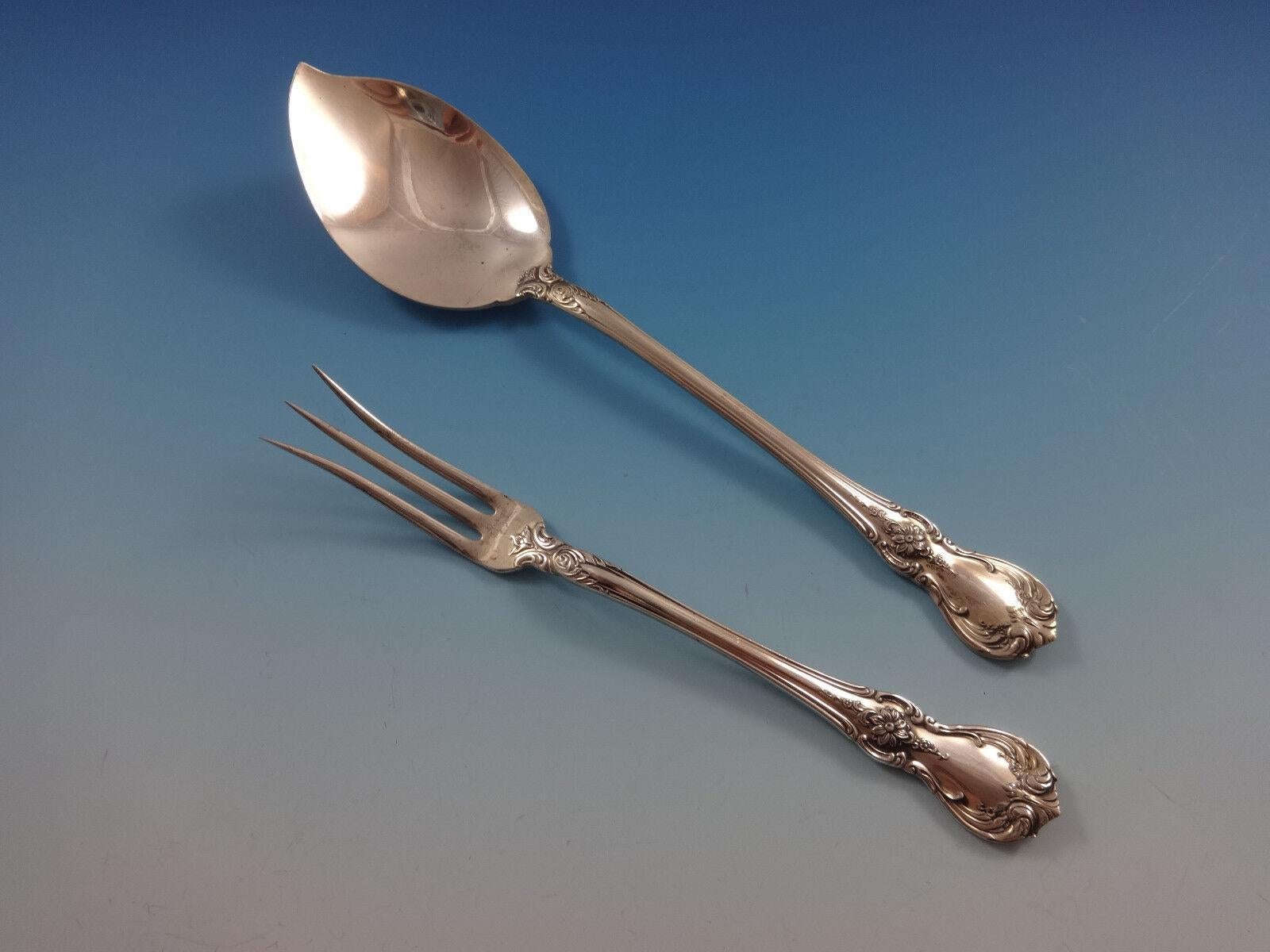 Juego De Cubiertos De Plata De Ley Old Master by Towle Para 12 Servicio 79 Piezas en venta 1