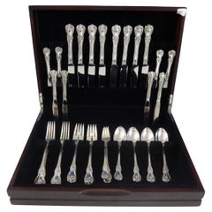Juego De Cubiertos De Plata De Ley Old Master by Towle Para 8 Servicio 48 Piezas