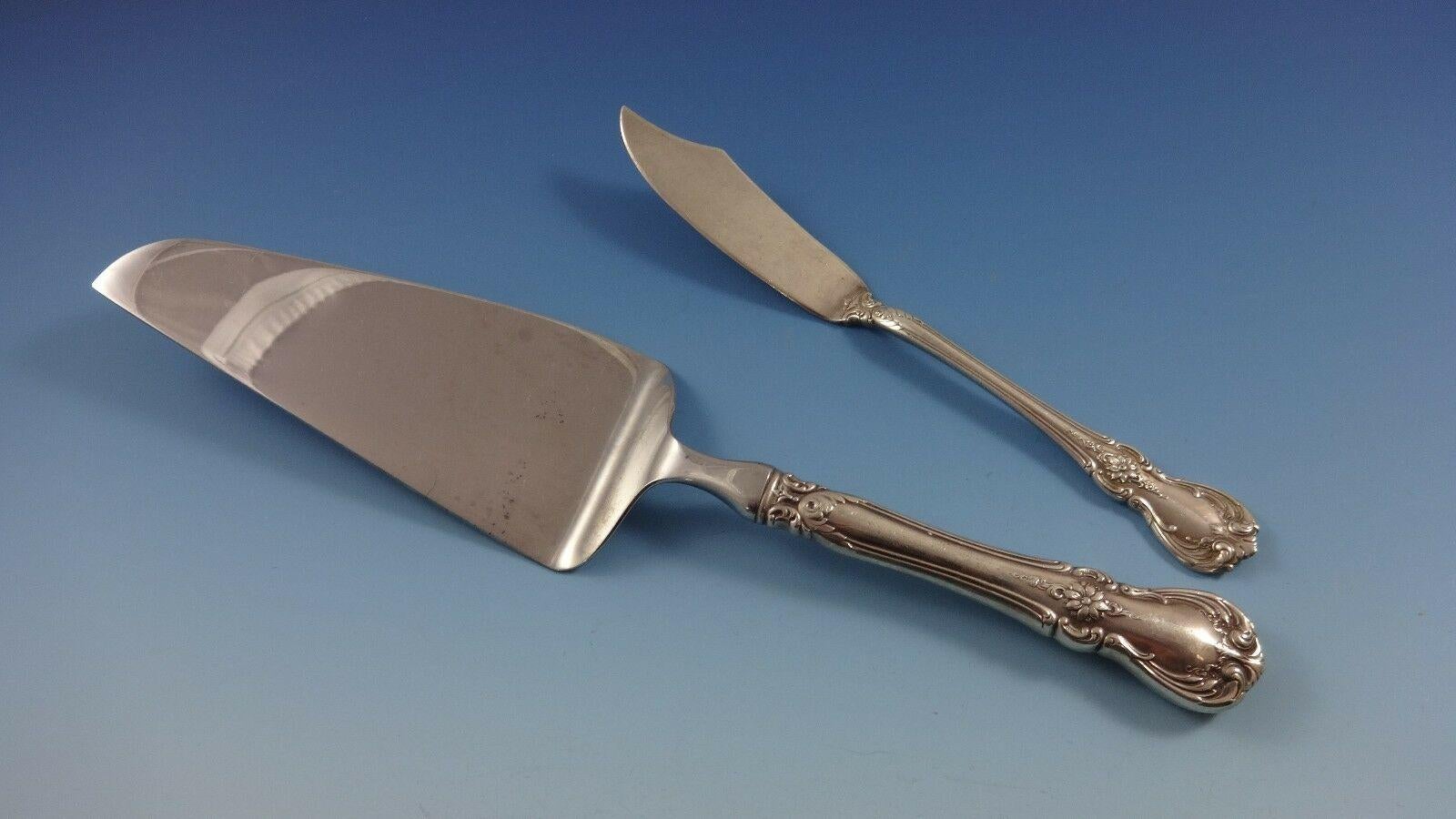 Argento 925 Set di posate in argento Sterling Old Master by Towle per 8 persone 73 pezzi in vendita