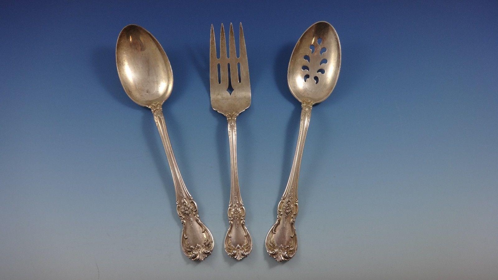 Old Master by Towle Sterling Silver Flatware Set for 8 Service 73 Pieces For Sale 1