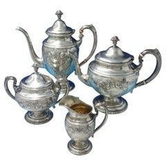 Old Master by Towle Sterling Silver Tea Set 4-Piece #76530 '#6228'