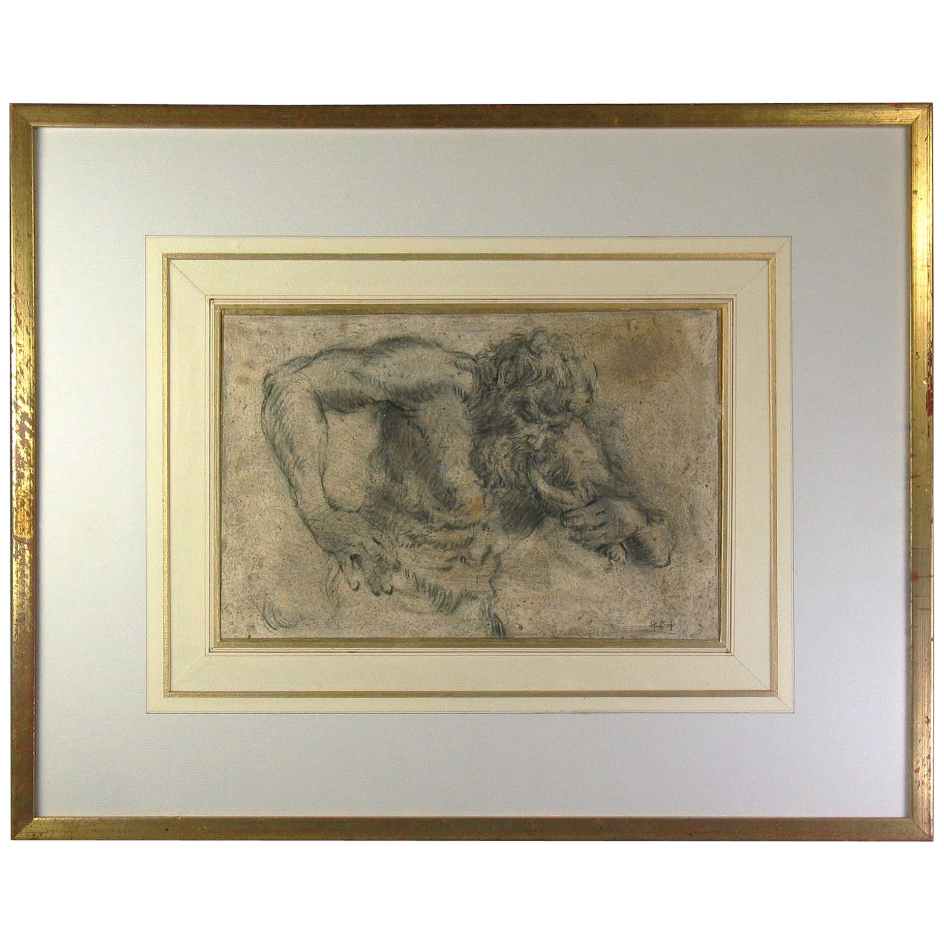Old Master Drawing Manner of Sir Peter Paul Rubens, 18th Century or Earlier