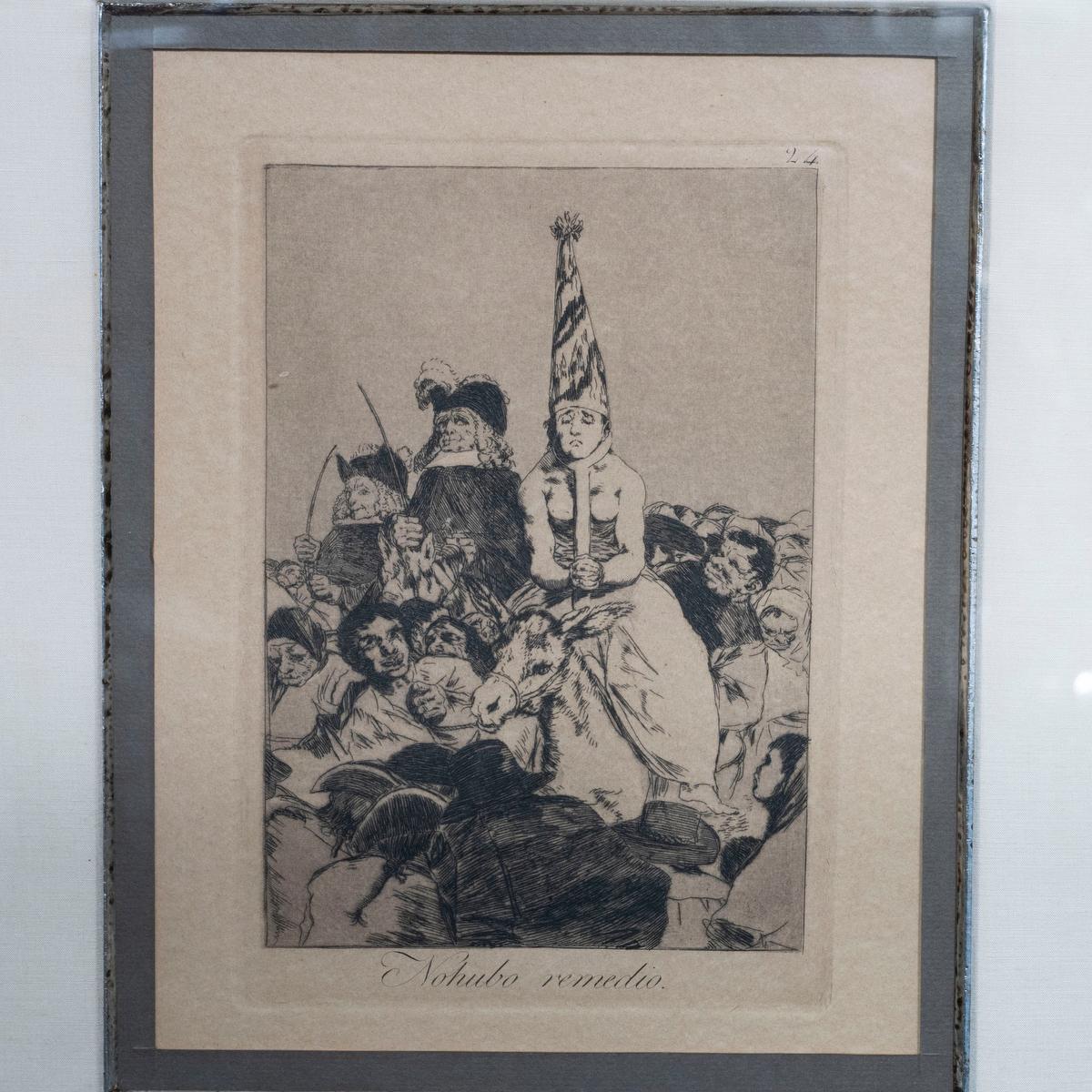 Aguafuerte y aguatinta del Viejo Maestro Español en venta