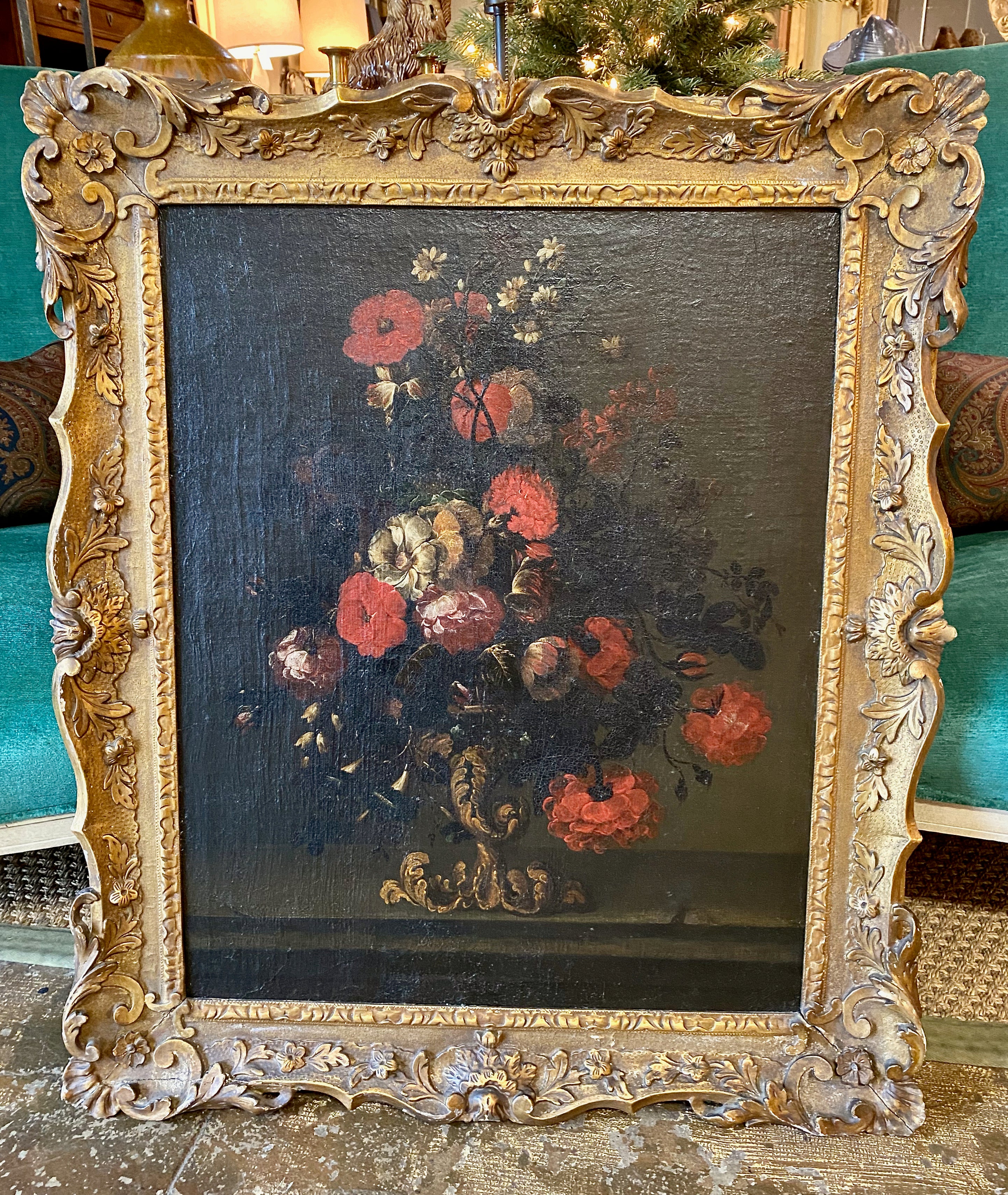 Old Master Floral Still Life Painting For Sale