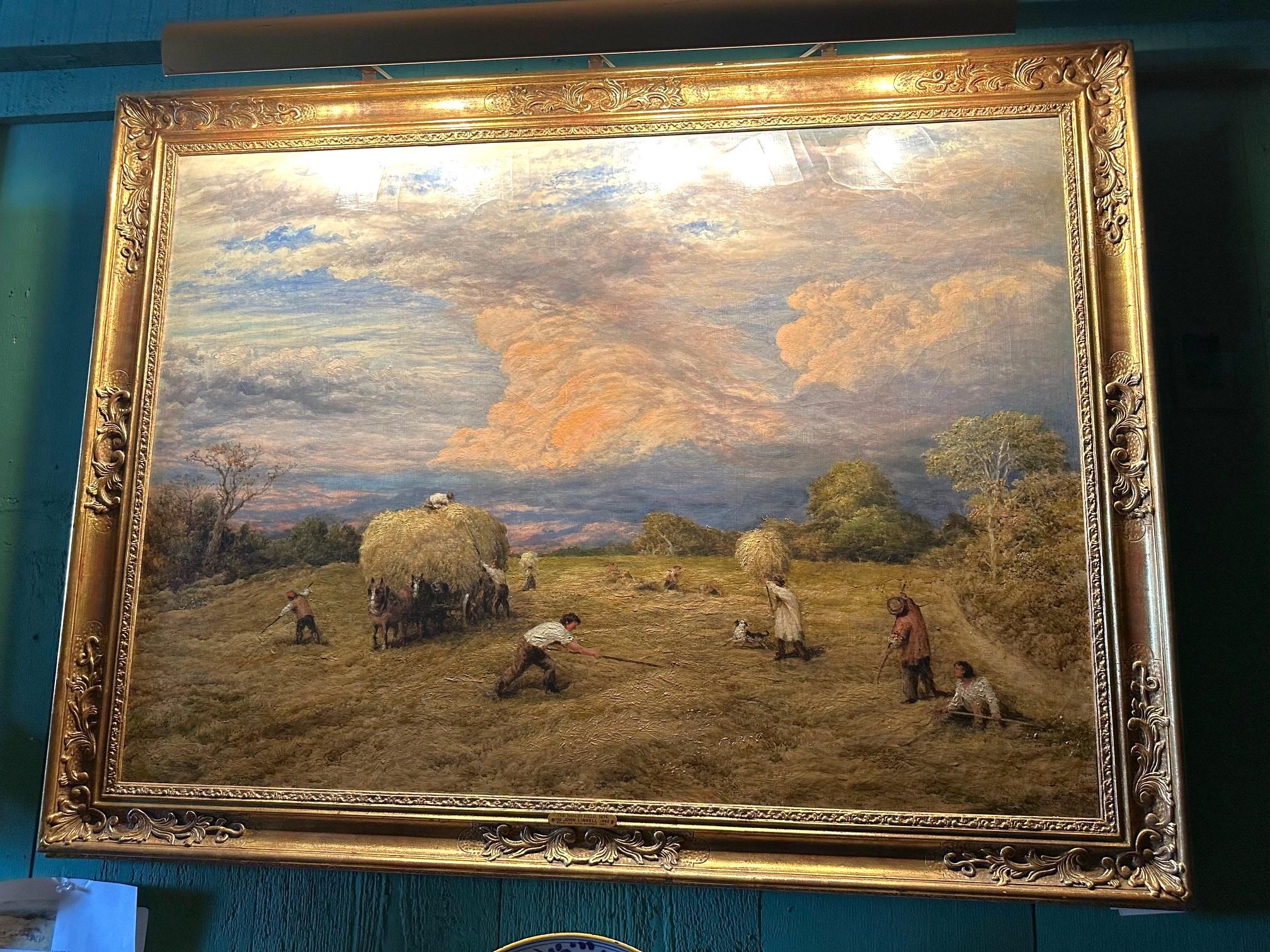 Old Master John Linnell Landscape Collector Painting Oil on Canvas Museum Art For Sale 1