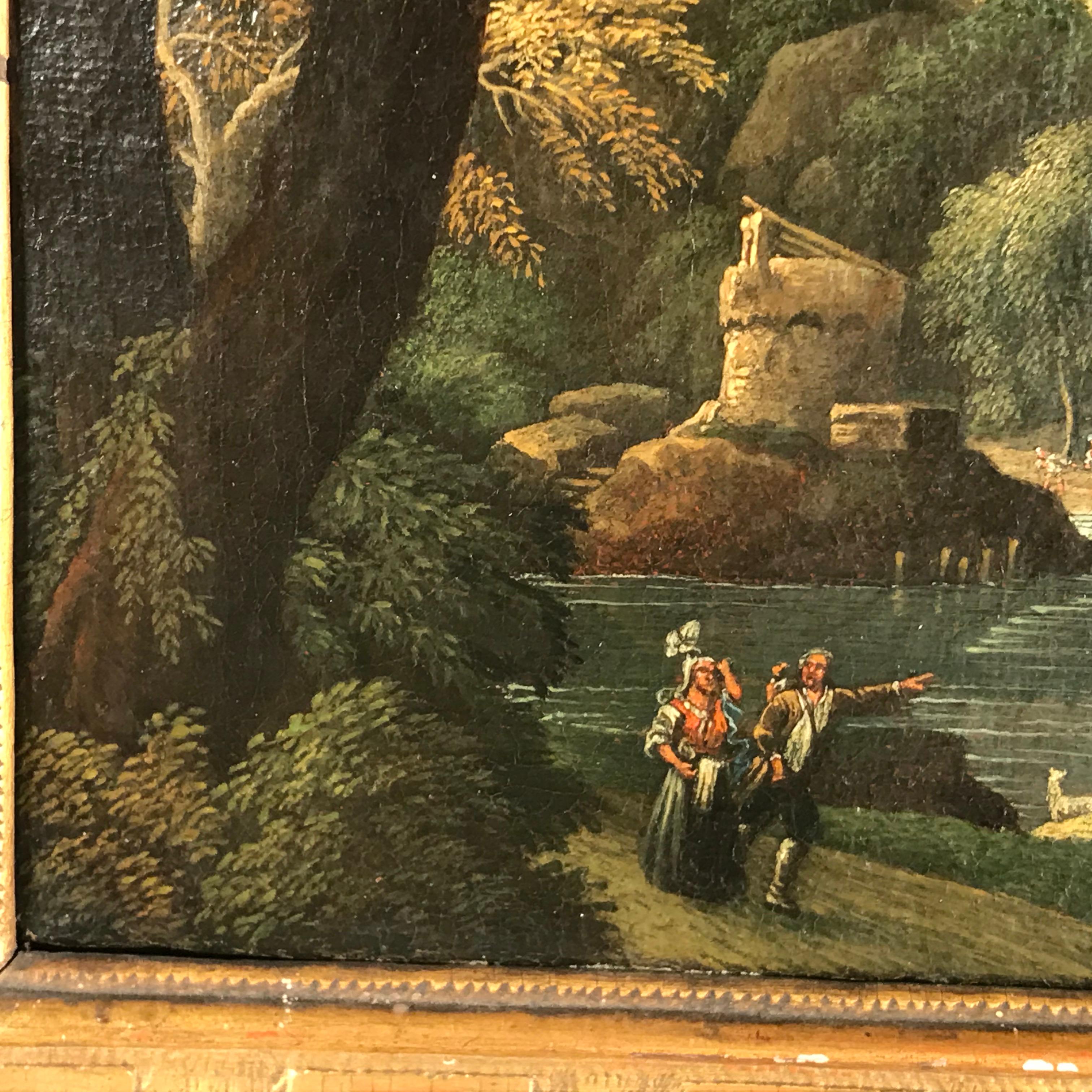 Baroque Old Master Painting, Flemish or German School 17th-18th century For Sale