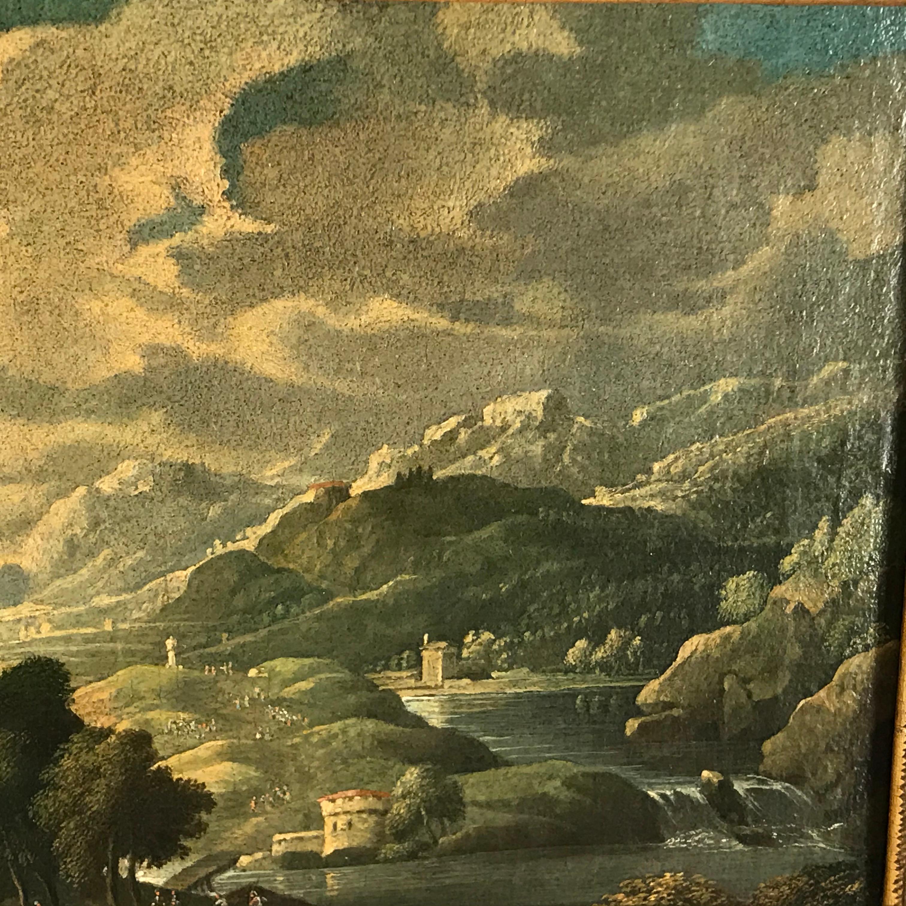 18th Century Old Master Painting, Flemish or German School 17th-18th century For Sale