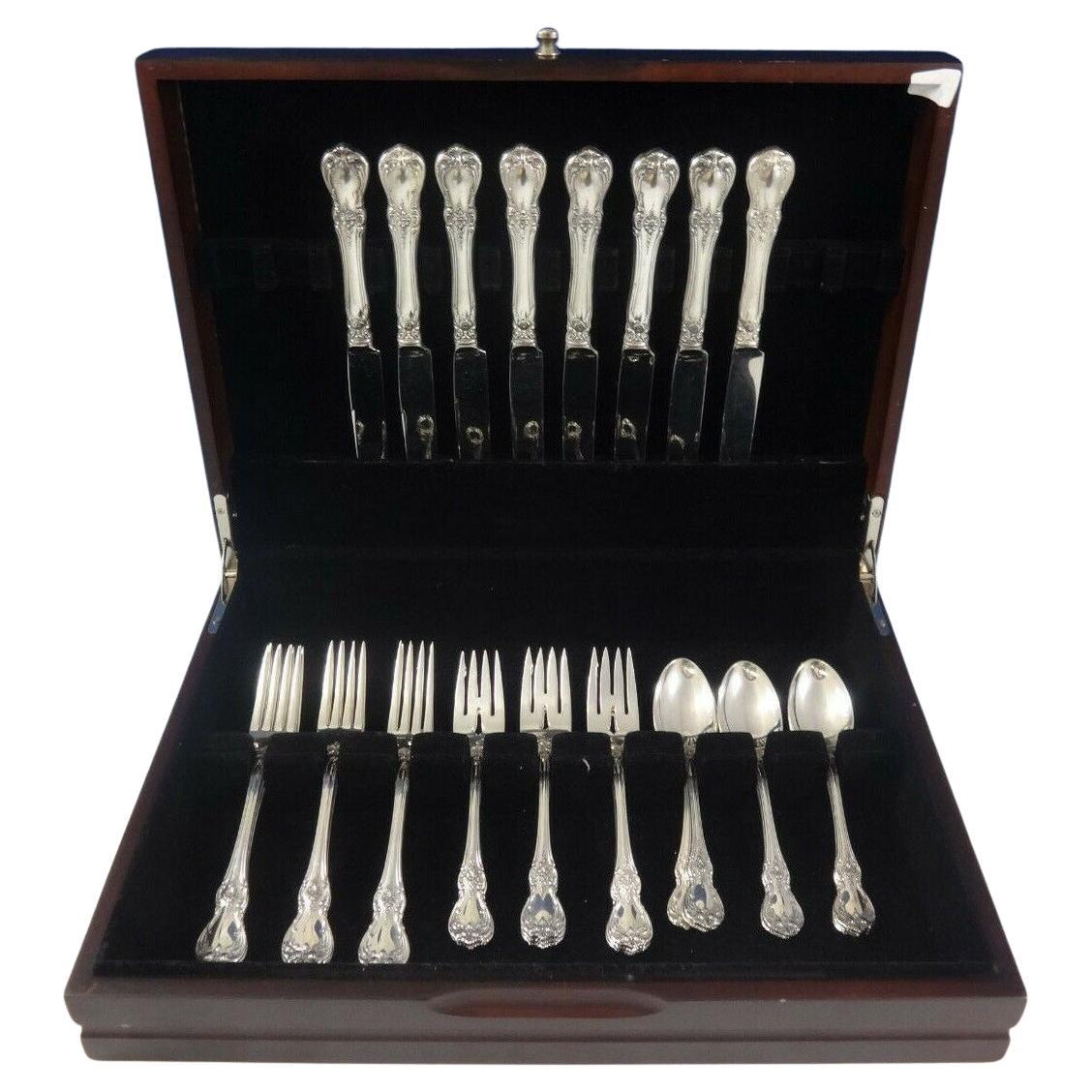 Old Master Towle by Sterling Silver Besteckset für 8 Personen 32 Pieces im Angebot