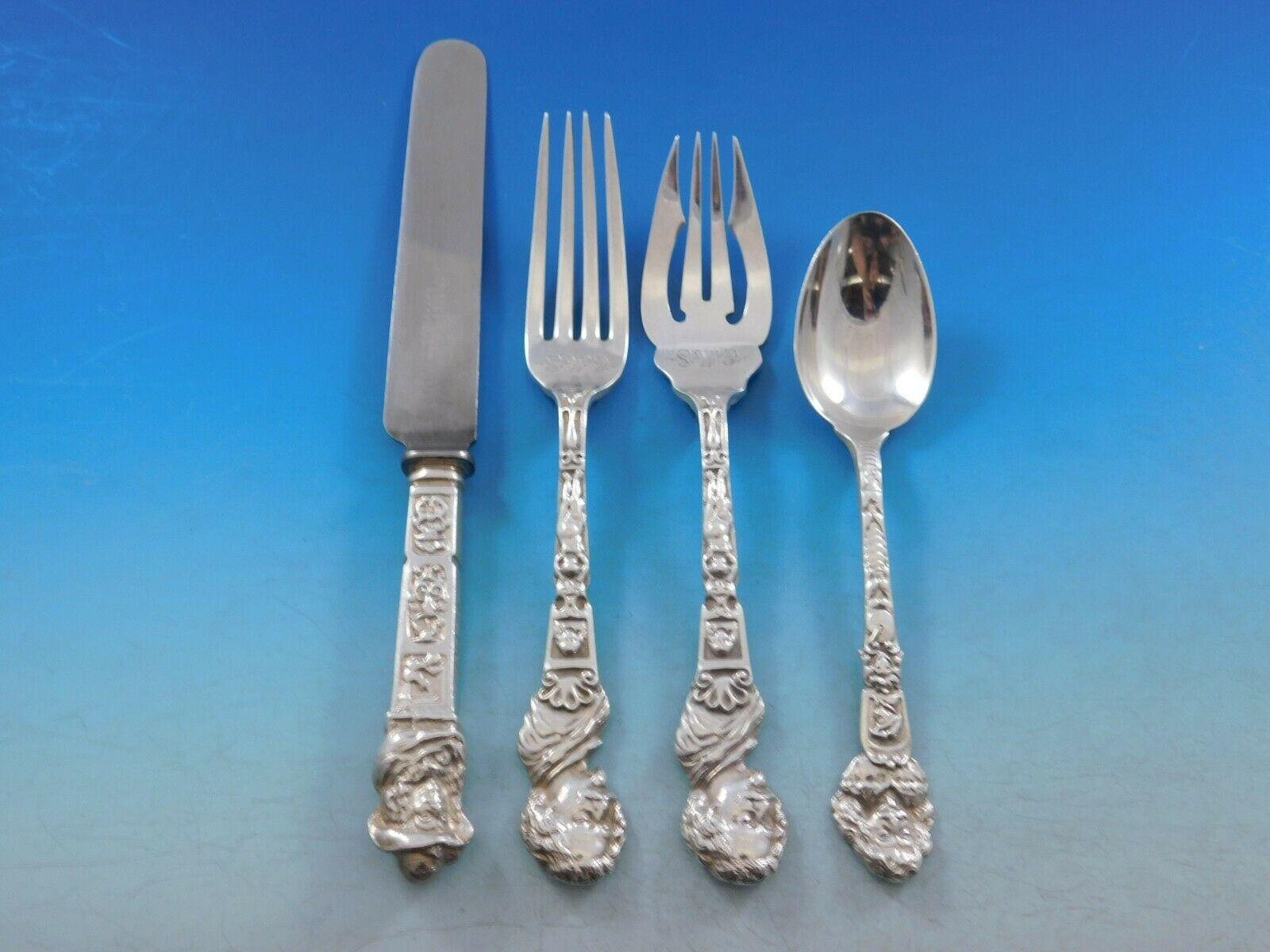 Old Masters by Gorham Sterling Silver Flatware Service Lg Dinner Set Multi motif For Sale 1