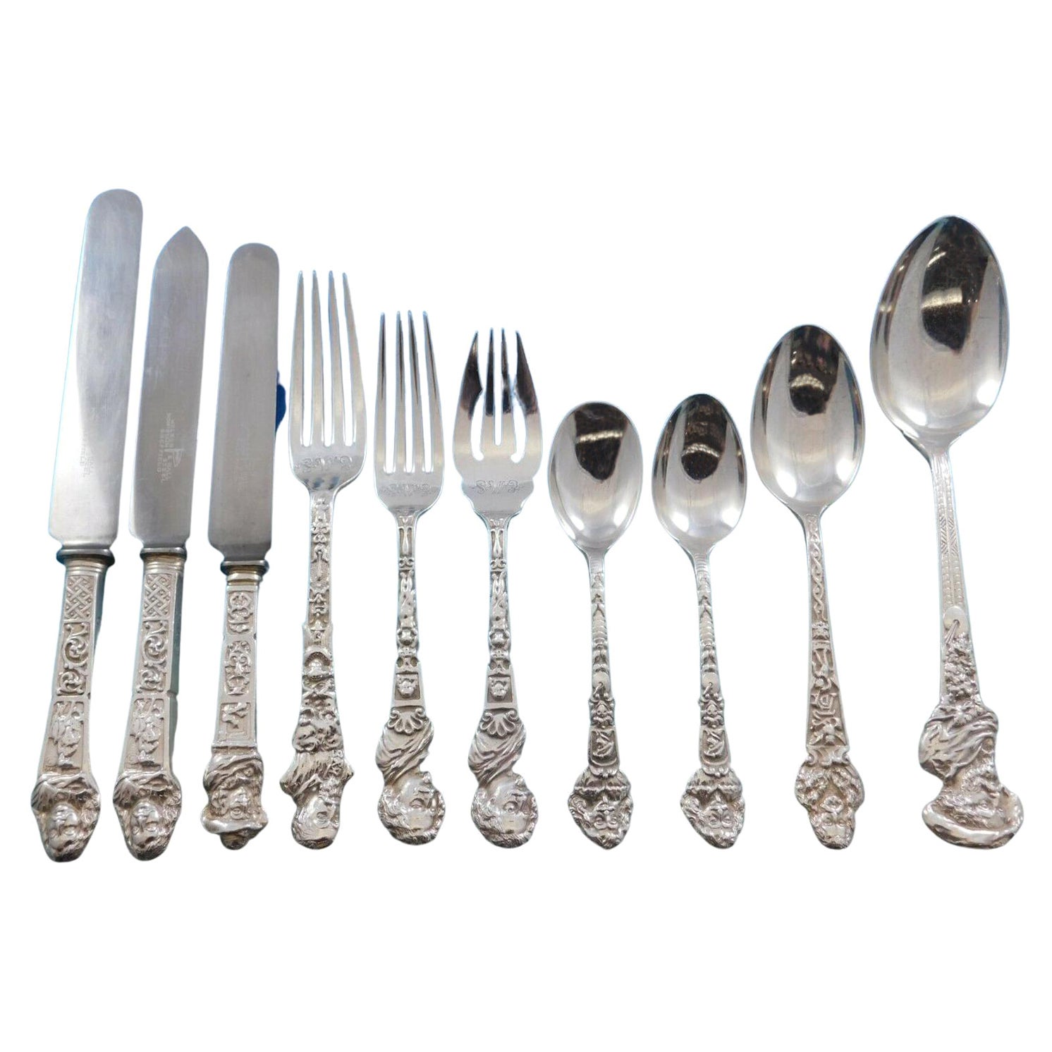 Servizio di posate in argento Sterling Old Masters by Gorham Lg Dinner Set Multi motif