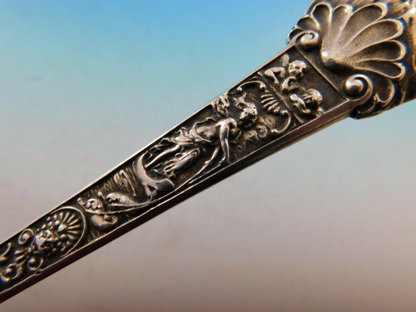 20th Century Old Masters by Gorham Sterling Silver Salad Serving Fork GW Raphael Bust