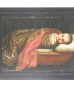 Old Masters Portrait Of The Duke Of Urbino As A Newborn Circa 1605